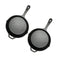 30Cm Round Cast Iron Frying Pan With Helper Handle