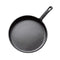 26Cm Round Cast Iron Frying Pan Skillet Griddle Sizzle Platter