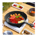 26Cm Round Cast Iron Frying Pan Skillet With Handle