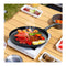 26Cm Round Cast Iron Frying Pan Skillet Griddle Sizzle Platter
