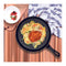 26Cm Round Cast Iron Frying Pan Skillet Griddle Sizzle Platter