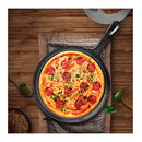 26Cm Round Cast Iron Frying Pan Skillet Griddle Sizzle Platter