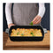 Soga 2X 33Cm Cast Iron Rectangle Baking Dish Lasagna Roasting Pan