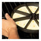 Round Cast Iron Baking Wedge Pan Cornbread Baking Dish With Handle