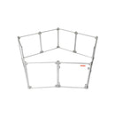 Pet Playpen Transparent Acrylic Folding Dog Fence Kennel 10 Panel