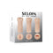 Selopa Party Pack Light Flesh Strokers Set Of 3