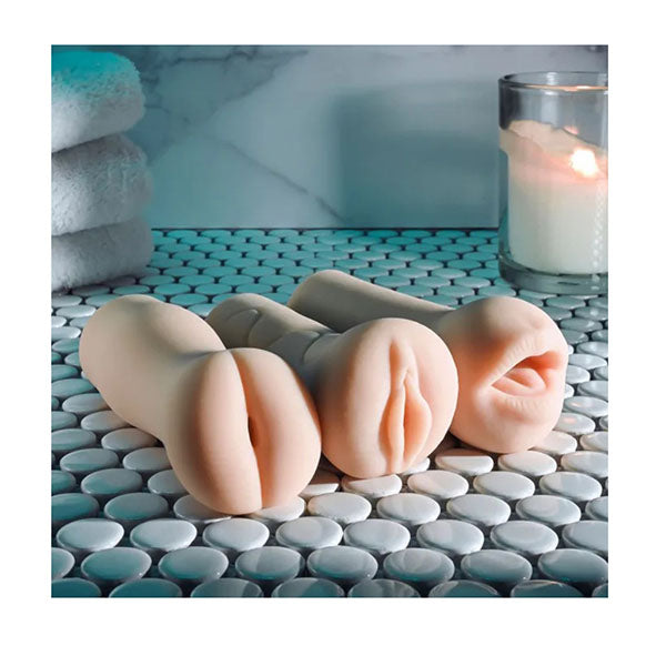 Selopa Party Pack Light Flesh Strokers Set Of 3