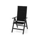 Patio Folding Chair Set With Soft Padded Seat For Porch Pool Camping
