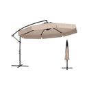 Patio Cantilever Offset Hanging Umbrella With Cover Tilt Adjustment