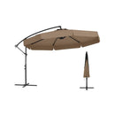 Patio Cantilever Offset Hanging Umbrella With Cover Tilt Adjustment