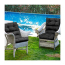 High Back Cushion Seat Pads With Non Slip Rope Belts