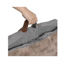 Dog Calming Bed Pet Cat Removable Khaki