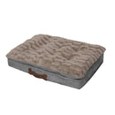 Dog Calming Bed Pet Cat Removable Khaki