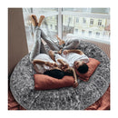 Replacement Pet Bed Cover Zipper Brown Cover