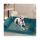 Pet Bed Sofa Dog Bedding Soft Warm Blue