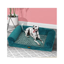 Pet Bed Sofa Dog Bedding Soft Warm Blue