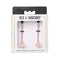 Sex And Mischief Brat Pearl Nipple Clips Rose Gold Set Of 2