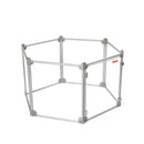 Pet Playpen Transparent Acrylic Folding Dog Fence Kennel 6 Panel