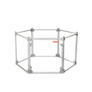 Pet Playpen Transparent Acrylic Folding Dog Fence Kennel 6 Panel