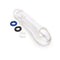 Size Up 3 Inch See Thru Penis Extender with Ball Clear Penis Sleeve