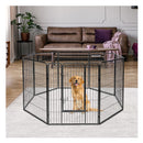 100Cm 8 Panel Height Pet Playpen With Anti Rust Material For Dog Cat