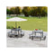 Picnic Square Table Bench Set Outdoor
