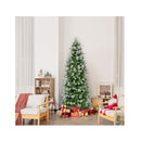 190Cm Flocked Christmas Tree With Pine Needles
