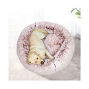 Pet Bed Cat Dog Donut Nest Calming Xxl Pink Xx Large