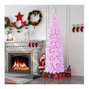 Pre Lit Artificial Christmas Tree With Branch Tips For Decoration
