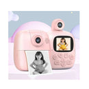 Kids Rechargeable Instant Print Camera Digital Thermal Photo Video Mp3