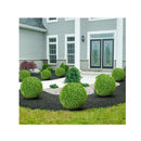 2 Pieces Artificial Plant Boxwood Topiary Ball Medium