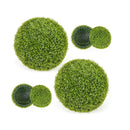 2 Pieces Artificial Plant Boxwood Topiary Ball Medium