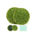 2 Pieces Artificial Plant Boxwood Topiary Ball Medium