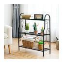 3 Tier Scrollwork Design Metal Plant Stand For Balcony Garden Yard