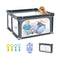 124Cm Foldable Baby Playpen Interactive Activity Center With Balls
