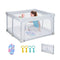 124Cm Foldable Baby Playpen Interactive Activity Center With Balls