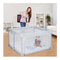 124Cm Foldable Baby Playpen Interactive Activity Center With Balls