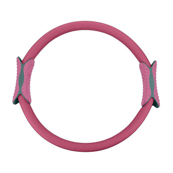 Pilates Ring Band Yoga Home Workout Exercise Band Pink