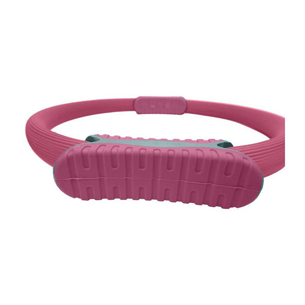 Pilates Ring Band Yoga Home Workout Exercise Band Pink