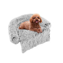 Plush Calming Dog Couch Bed With Anti Slip Bottom