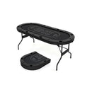 Foldable Poker Table For Blackjack Texas Hold Casino Leisure Game