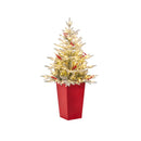 122 Cm Artificial Entrance Christmas Tree Potted With 313 Branch Tips