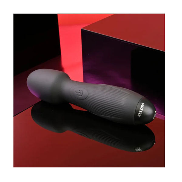 Selopa Power Trip Black Usb Rechargeable Massage Wand