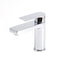 Prato Bathroom Single Lever Basin Mixer Tap Luxury Chrome