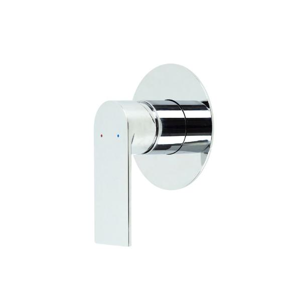 Prato Wall Mounted Bath and Shower Mixer Luxury Chrome