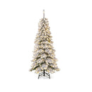 180 Cm Pre Lit Artificial Hinged Xmas Tree With 300 Warm White Lights