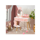 2 In 1 Princess Makeup Dressing Desk With Mirror