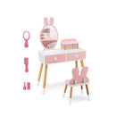 2 In 1 Princess Makeup Dressing Desk With Mirror