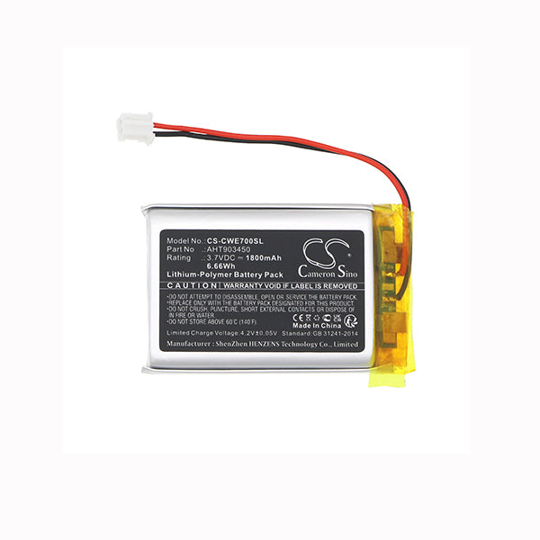 Cameron Sino Cs Cwe700Sl 1800Mah Battery For Cowin E7 Pro Headset
