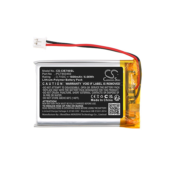 Cameron Sino Cs Cie700Sl 1800Mah Battery For Coinsound E7 Pro Headset